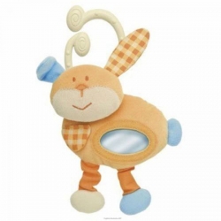 Chicco 00021 Błyszcząca Grzechotka Blinky - Zawieszka Króliczek - 3 M+