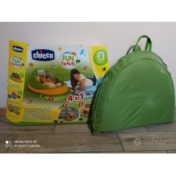 Chicco Fun Travel Centrum Gier 4w1, Przenośne Gniazdo, Mata Gimnastyczna Z Pałąkami I Muzyką - 0 M+