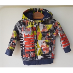 Losan 525-0001AC Bluza Ocieplana Kolor Szaro Granatowy - Rozmiar 92 - 122