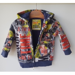 Losan 525-0001AC Bluza Ocieplana Kolor Szaro Granatowy - Rozmiar 92 - 122