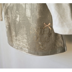 Losan 528-7002AD Sukienka Z Dzianiny - Ekri - Oliwka - Rozmiar 68 - 92