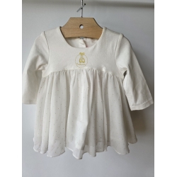 Losan 52W-8010AD Sukienka Do Chrztu Kolor Ekri - Rozmiar 62 - 68