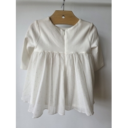 Losan 52W-8010AD Sukienka Do Chrztu Kolor Ekri - Rozmiar 62 - 68