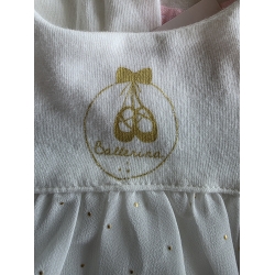 Losan 52W-8010AD Sukienka Do Chrztu Kolor Ekri - Rozmiar 62 - 68