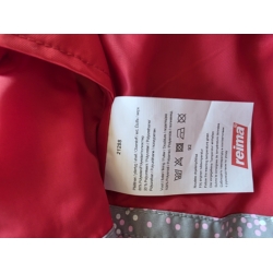 Reima 21288  Kurtka Przejściowa Dla Dziewczynki Z Kapturem Przeciwdeszczowa Amager Oliwka Rozmiar 92-98