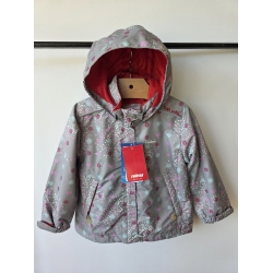 Reima 21288  Kurtka Przejściowa Dla Dziewczynki Z Kapturem Przeciwdeszczowa Amager Oliwka Rozmiar 92-98