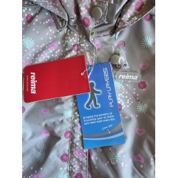 Reima 21288  Kurtka Przejściowa Dla Dziewczynki Z Kapturem Przeciwdeszczowa Amager Oliwka Rozmiar 92-98