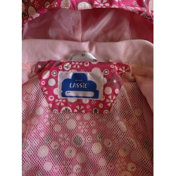 Reima - Lassie By Reima 721 244 Kol 362 Kurtka Przejściowa z Kapturem Przeciwdeszczowa Różowa - Rozmiar 92 - 98