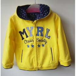 Mayoral 1433 Bluza Rozpinana Z Kapturem Żółta - Rozmiar 24 Miesiące