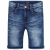 Mayoral 6232 Nukutavake Bermudy Jeansowe Mankiet Bordowy - 12 L
