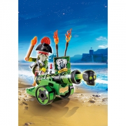 Playmobil, Pirates, Zielona Armata  z Aplikacją i Kapitanem Piratów 6162