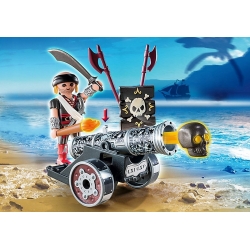 Playmobil 6165 Czarna Armata Z Aplikacją I Piratem