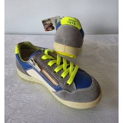 Primigi 87481 Sneakersy Chłopięce - Szaro Granatowe - Rozmiar 28-33