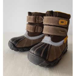 Primigi 59833 Buty Gore-Tex Kozaki, Śniegowce Ocieplane Na Rzepy Kaki 20 - 23