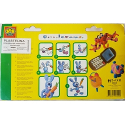 SES Creative 00420 Plastelina Niebrudząca, Duży Zestaw, 20 Kolorów - 3 L+