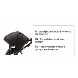 Adamex Belissa Standard 2w1 – Wózek Wielofunkcyjny - PS-37 - Czarny