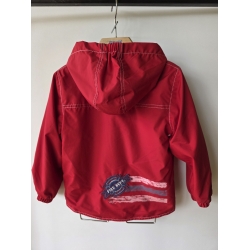 Dany 2168a Kurtka Z Kapturem Na Polarze Czerwona - Rozmiar 74-110