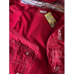 Dany 2168a Kurtka Z Kapturem Na Polarze Czerwona - Rozmiar 74-110