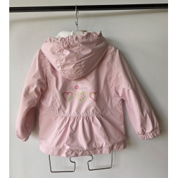 Dany WHR-2456 Kurtka Z Kapturem Na Polarze Różowa - Rozmiar 74-104