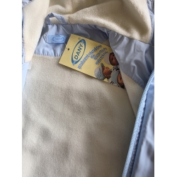 Dany WHR-2469 Kurtka Z Kapturem Na Polarze Niebieska - Rozmiar 92 - 98