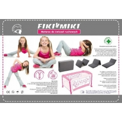 Fiki Miki Materac Turystyczny Składany Do Ćwiczeń Ruchowych (Model: MRR1) - 120/60