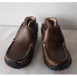 Geox B7335P 00038 C6000 Buty Skórzane Mokasyny Brązowe - Rozmiar 20-21