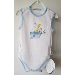 Gluck Fashion F 05-07 "Arka Noego" Body Ramiączka Białe - Rozmiar 56 - 74