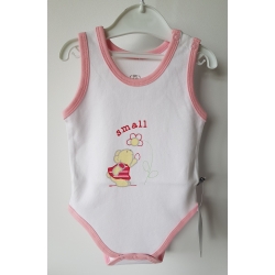 Gluck Fashion B 08-01 "Small" Body Ramiączka Białe - Rozmiar 56 - 68