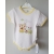 Gluck Fashion A 14-01 "Pociąg" Body Krótki Rękaw Białe - Rozmiar 68 - 98