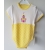 Gluck Fashion B 03-04 "Zamek" Body Krótki Rękaw Żółto-Białe - Rozmiar 62 - 110