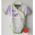 Gluck Fashion F 02-01 "Pantofelek" Body Rozpinane Krótki Rękaw Fioletowo Białe - Rozmiar 56 - 62