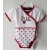 Gluck Fashion F 18-01 "Dama Kier" Body Rozpinane Krótki Rękaw Granatowo Białe - Rozmiar 56 - 62