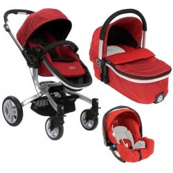 Graco Symbio Chili Red 2w1 Wózek Spacerowy + Gondola