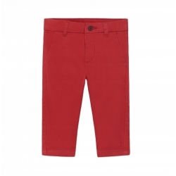 Mayoral Kids 522-89 Rojo Długie Spodnie Eleganckie Chłopięce - Rozmiar.80 - 86