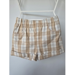 Mayoral 2207 Komplet Sweterek, Szorty Materiałowe I Rajstopy - Ekri - Rozmiar 56 - 80