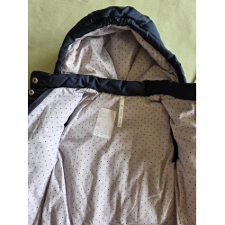 Mayoral 2471 Kurtka - Płaszczyk, Przejściowa Wykończona Falbanką - Granatowa - Rozmiar 74 - 80