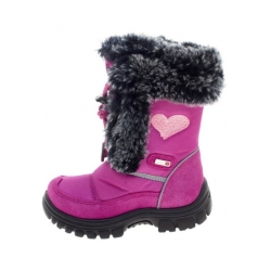 Reima 65093 Kuura Fuchsia Buty Botki Zimowe Dziecięce Różowe - Rozmiar 28
