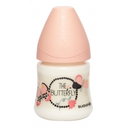Suavinex, butelka 150 ml, smoczek anatomiczny silikonowy "S"
