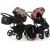Junama Fashion Wózek Dziecięcy 2w1 - Głęboko Spacerowy - Papugi