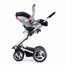 Mutsy Slider Wózek Głęboko Spacerowy + Fotelik Safe2Go Red - Czerwony - 3w1