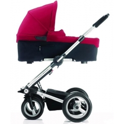 Mutsy Slider Wózek Głęboko Spacerowy + Fotelik Safe2Go Red - Czerwony - 3w1