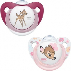 NUK Smoczek Uspokajający Trendline Disney Bambi Silikon 2 szt.