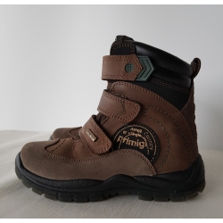 Primigi 59330 / 77 Wind Kozaki Gore - Tex Brązowe + Zielony - Rozmiar 28 - 35