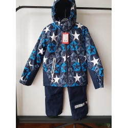 Reima Kiddo Sterope 523076 Col 6989 Kombinezon Dwuczęściowy Granatowo-Niebieski Z Odblaskami - 116 - 140