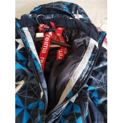 Reima Kiddo Sterope 523076 Col 6989 Kombinezon Dwuczęściowy Granatowo-Niebieski Z Odblaskami - 116 - 140