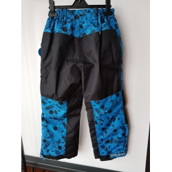 Reima - Lassie By Reima Spodnie Narciarskie Na Szelkach 22545-221 Czarno-Turkusowe - Rozmiar 134