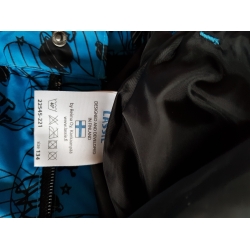 Reima - Lassie By Reima Spodnie Narciarskie Na Szelkach 22545-221 Czarno-Turkusowe - Rozmiar 134