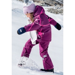 Reima Kiddo Kide 523102 Col 4909 Kombinezon Dwuczęściowy Bordowo-Różowy - 122 - 128