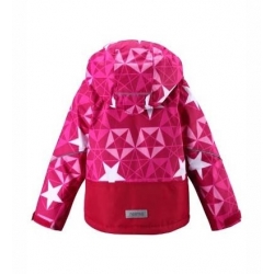 Reima Kiddo Sterope Col 3923 523076 Kombinezon Dwuczęściowy Czerwono-Różowy Z Odblaskami - 116 - 140