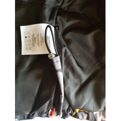 Reima Tec 521515 Elo Kurtka Zimowa Chłopięca, Wodoodporna, Wiatroszczelna ReimaGO® Czarno Szaro Czerwona - Rozmiar 116 - 122